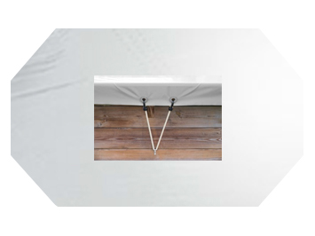 (Winter)-Abdeckung für Holzpool Octo+ 540 oval