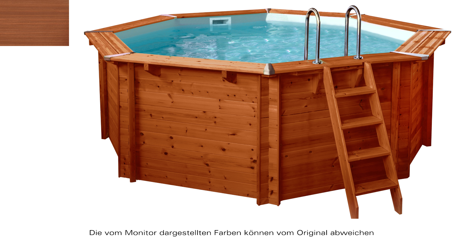 AKTION Holzpool Sumatra Pro-Line 5,30 x 1,38 rund mit WP