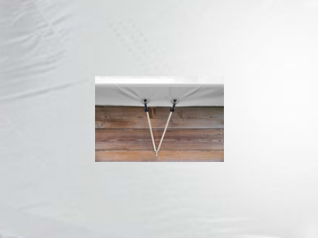 (Winter)-Abdeckung für Holzpool 8x4 rechteckig