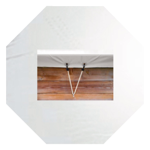 (Winter)-Abdeckung für Holzpool Octo 414 rund