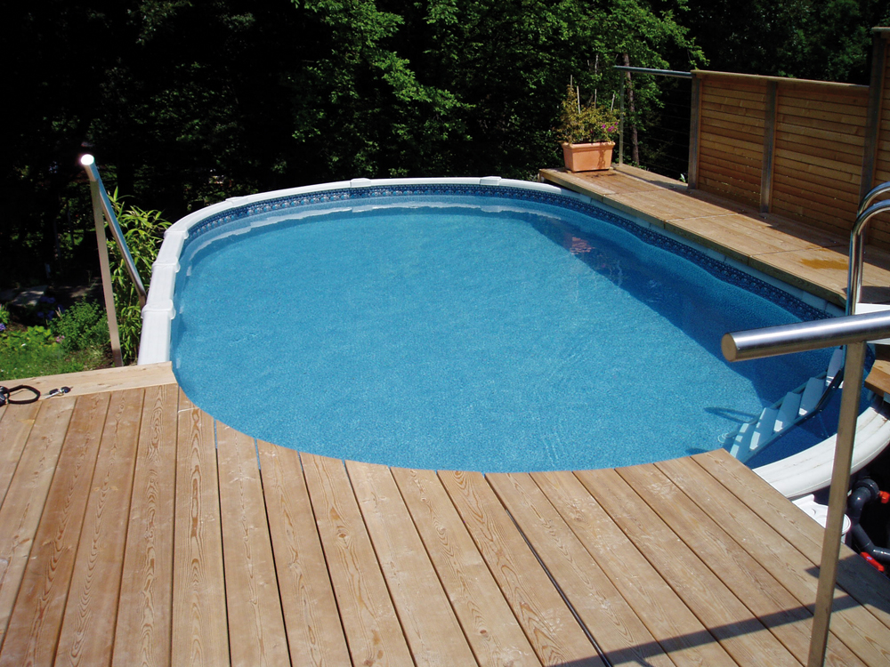 Innenhülle 1,32 m, für Ovalformbecken 710 x 366 cm, Exklusiv Portofino