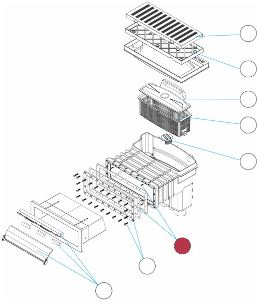 Dichtungen für Skimmer Unik